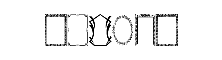 Darrians Frames Two  Free Fonts Download