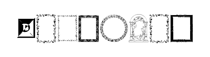 Darrians Frames  Free Fonts Download