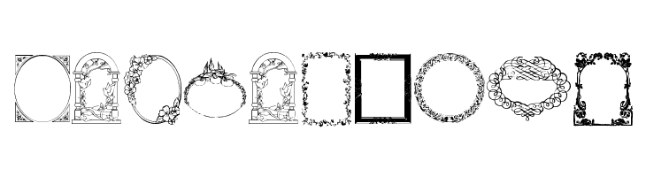 Darrians Frames  Free Fonts Download