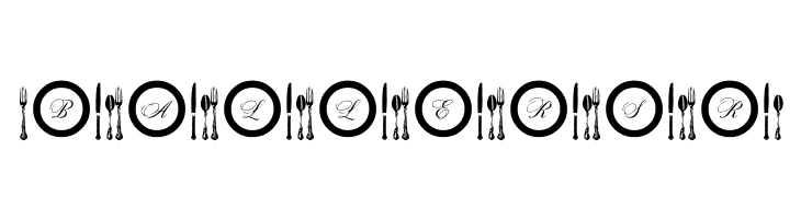 AL Place Settings Letters  Free Fonts Download