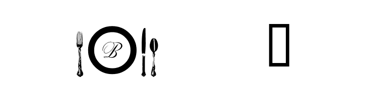 AL Place Settings Letters  Free Fonts Download