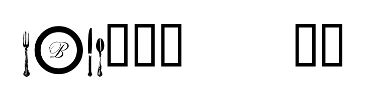 AL Place Settings Letters  Free Fonts Download