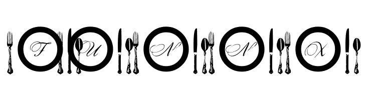 AL Place Settings Letters  Free Fonts Download