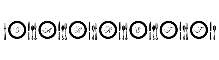 AL Place Settings Letters  Free Fonts Download