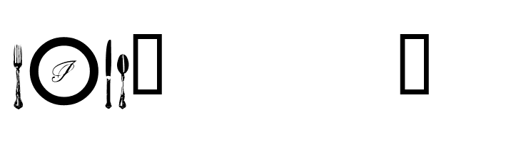 AL Place Settings Letters  Free Fonts Download