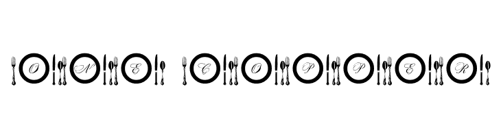 AL Place Settings Letters  Free Fonts Download