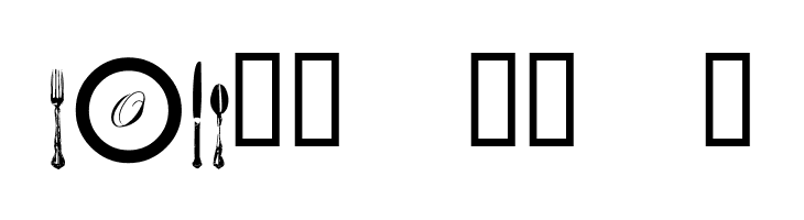 AL Place Settings Letters  Free Fonts Download
