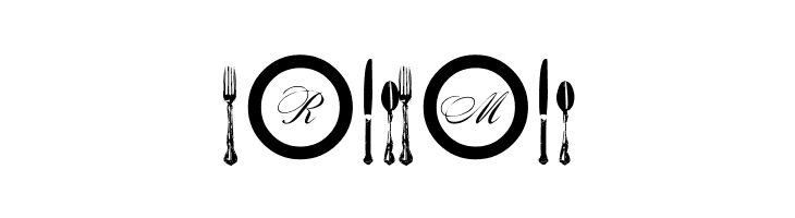 AL Place Settings Letters  Free Fonts Download