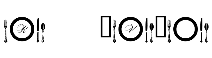AL Place Settings Letters  Free Fonts Download