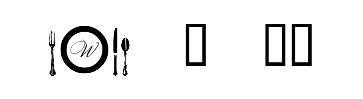 AL Place Settings Letters  Free Fonts Download