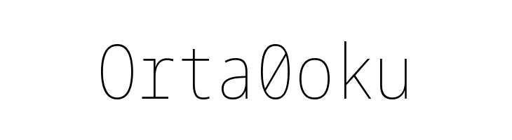 Noto Sans Mono Condensed Thin  Free Fonts Download