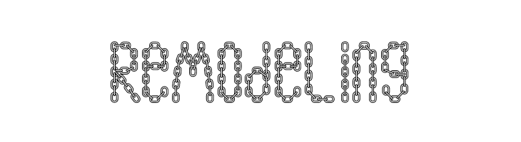 ChainFontOpen  Free Fonts Download