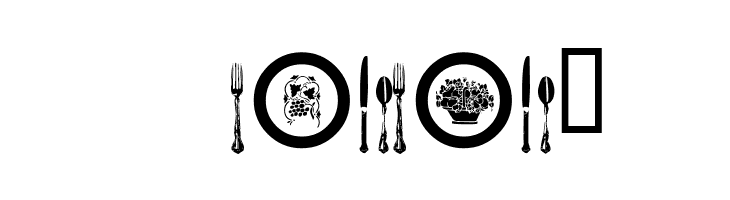 AL Place Settings Dings  Free Fonts Download