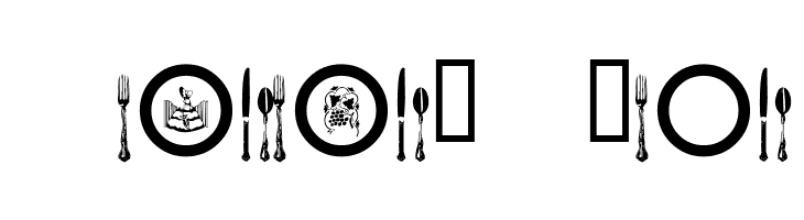AL Place Settings Dings  Free Fonts Download
