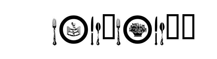 AL Place Settings Dings  Free Fonts Download