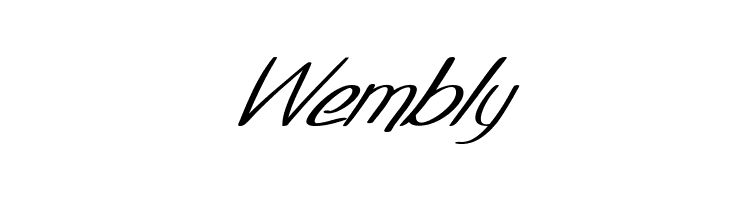 SF Foxboro Script Extended Italic  Free Fonts Download