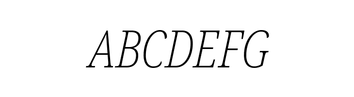 Noto Serif ExtraCondensed ExtraLight Italic  Free Fonts Download