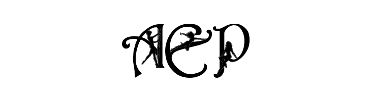 Alpha-Silouette    Free Fonts Download