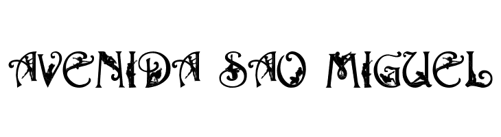 Alpha-Silouette    Free Fonts Download