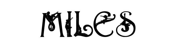 Alpha-Silouette    Free Fonts Download