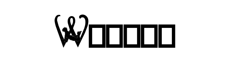 Alpha-Silouette    Free Fonts Download