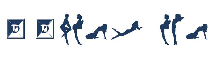 Darrians Sexy Silouettes font — Lorem ipsum body text preview