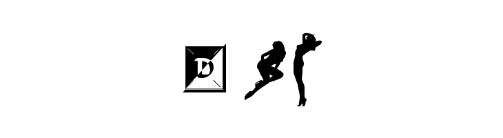 Darrians Sexy Silouettes  Free Fonts Download
