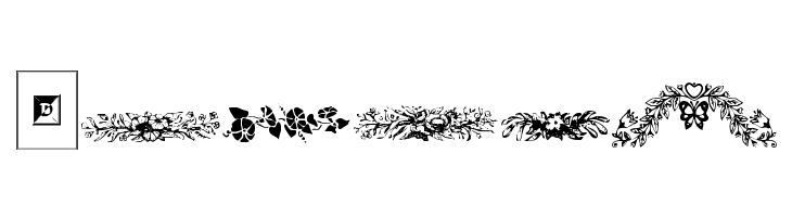 Floral Garnish  Free Fonts Download