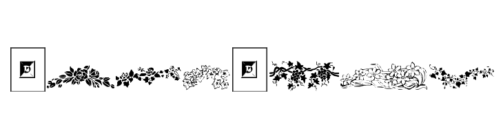 Floral Garnish  Free Fonts Download