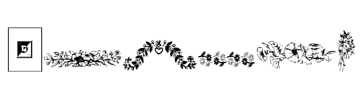 Floral Garnish  Free Fonts Download