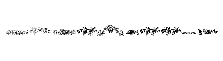 Floral Garnish  Free Fonts Download