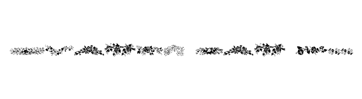Floral Garnish  Free Fonts Download