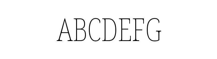 Noto Serif ExtraCondensed Thin  Free Fonts Download