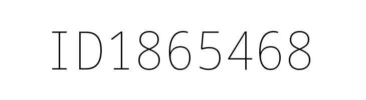 Noto Sans Mono SemiCondensed Thin  Free Fonts Download