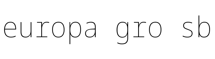 Noto Sans Mono SemiCondensed Thin  Free Fonts Download
