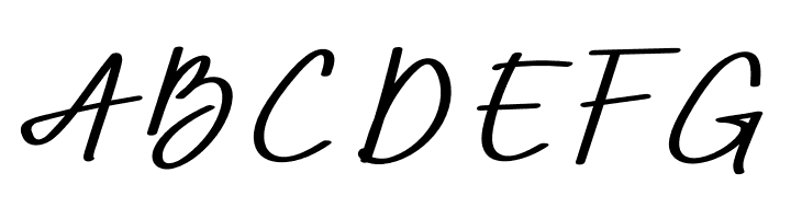 Seven Day Signature  Free Fonts Download