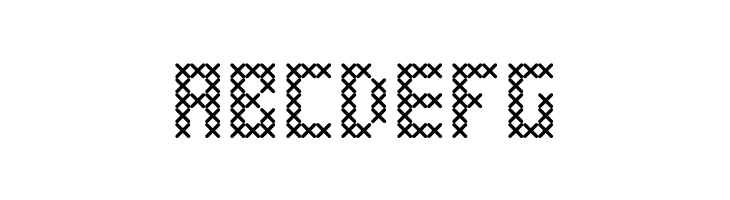 Cross Stitched  Free Fonts Download