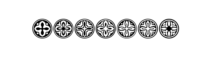 Circular Ornaments Regular  Free Fonts Download