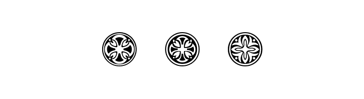 Circular Ornaments Regular  Free Fonts Download