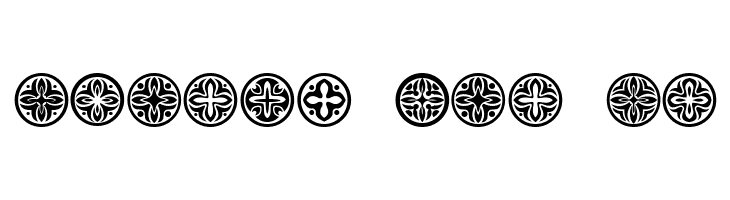 Circular Ornaments Regular  Free Fonts Download