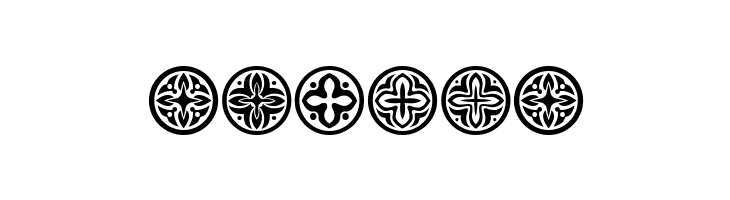 Circular Ornaments Regular  Free Fonts Download