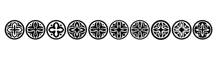 Circular Ornaments Regular  Free Fonts Download