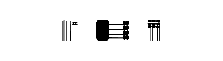 Lines and Objects Regular  Free Fonts Download