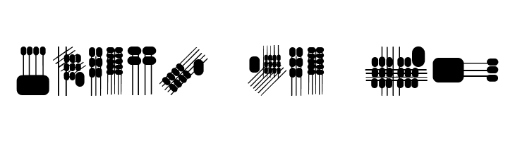 Lines and Objects Regular  Free Fonts Download
