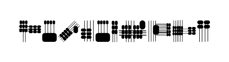 Lines and Objects Regular  Free Fonts Download