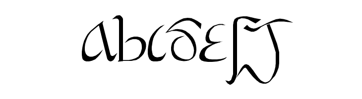 Bastarda Plain:  Free Fonts Download