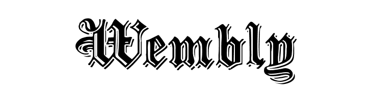 EmbossedBlackWide Normal  Free Fonts Download