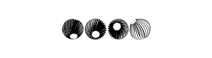 Spiral Object 3D Regular  Free Fonts Download