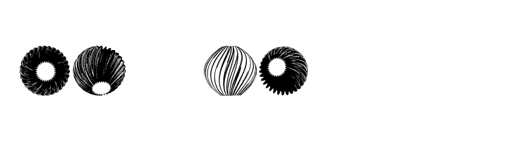 Spiral Object 3D Regular  Free Fonts Download