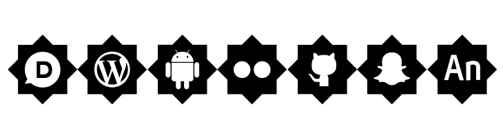 icons social media  Free Fonts Download